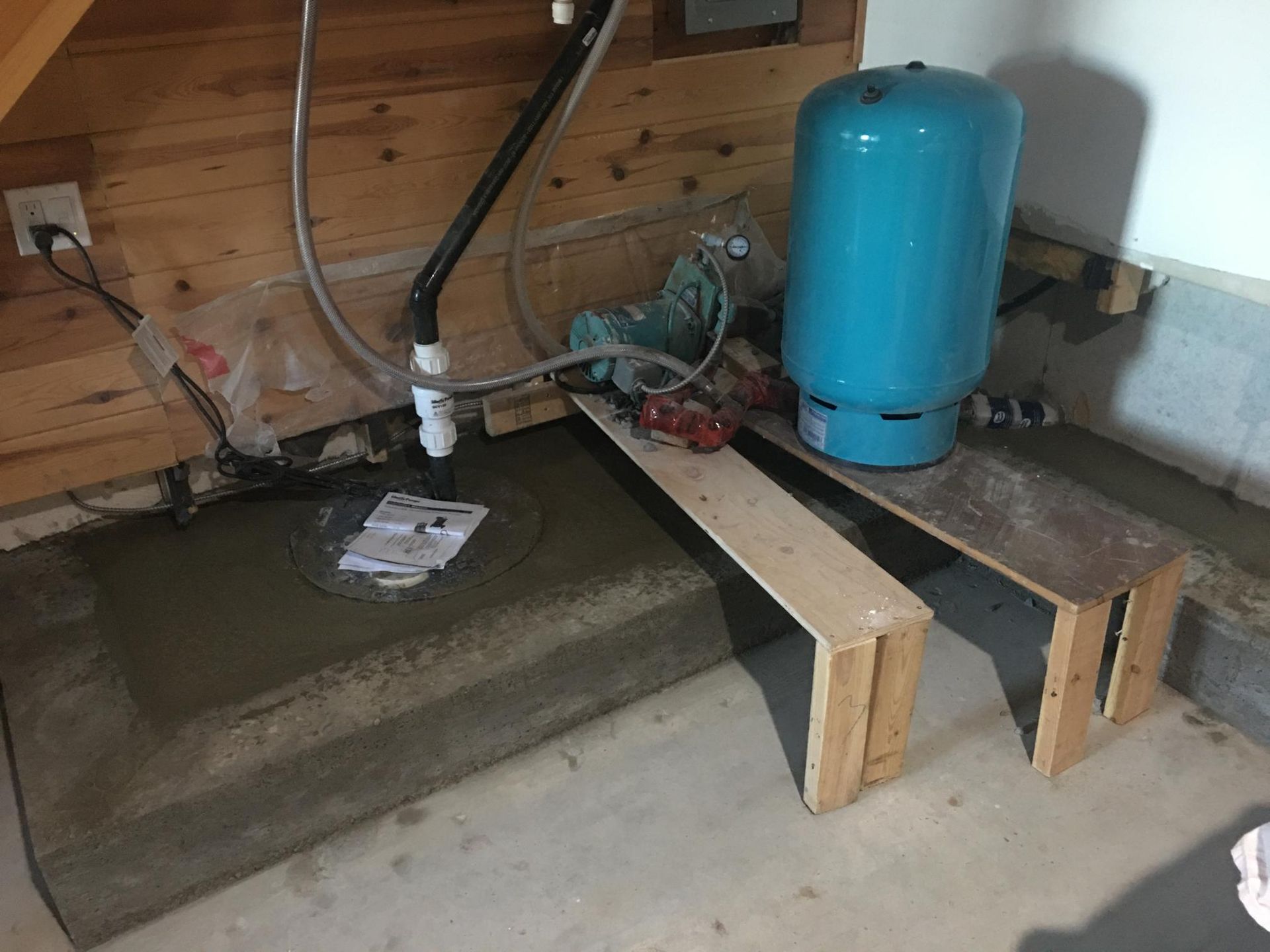 After Sump Pump Installation