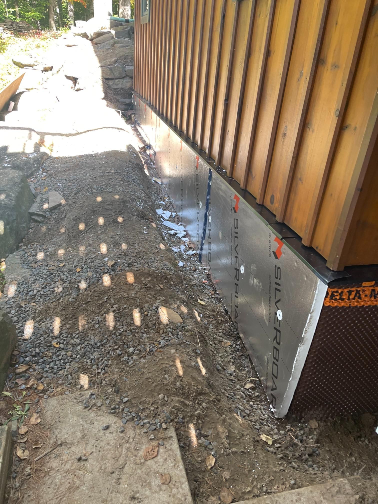 Waterproofing project in Algonquin Highlands