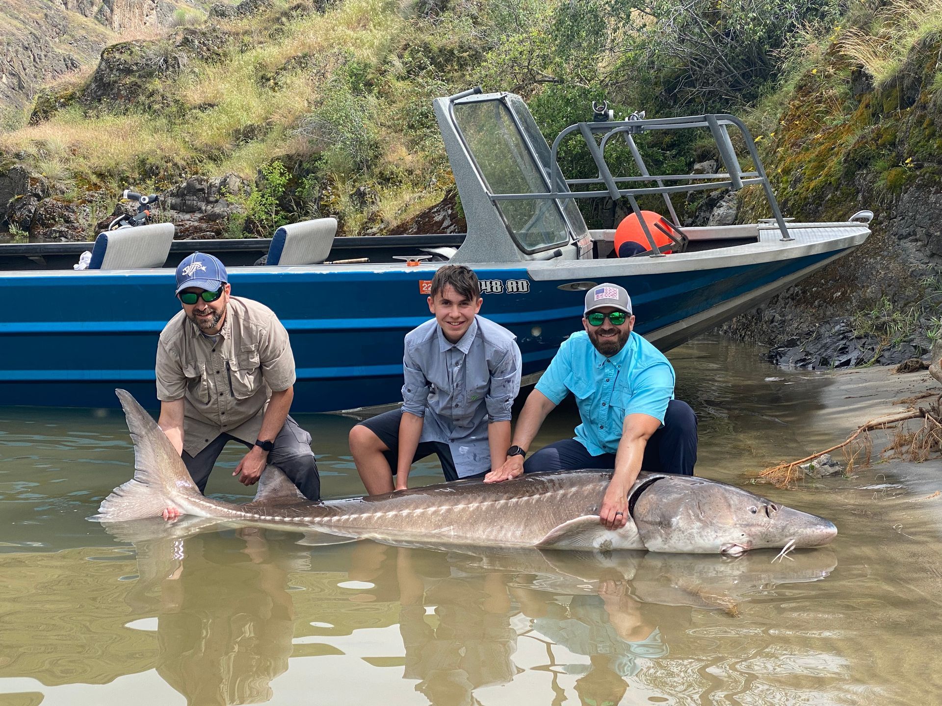 fishing guide client snake river