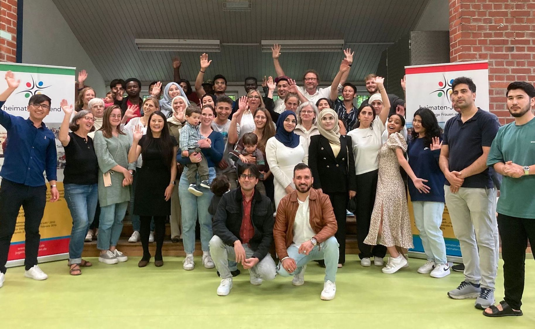 Gruppenfoto beim 10-Jahresfest