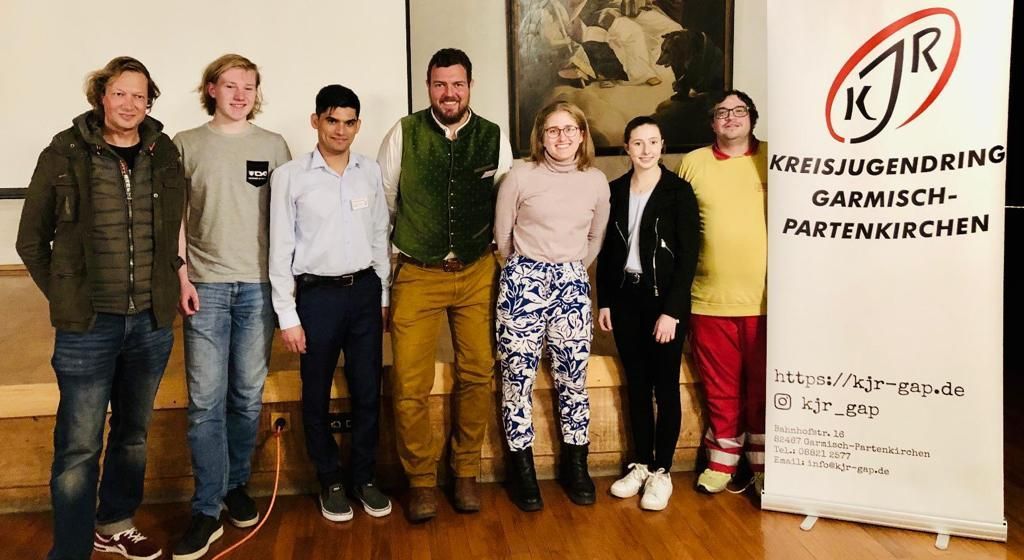Gruppenfoto Vorstand KJR Garmisch Partenkirchen
