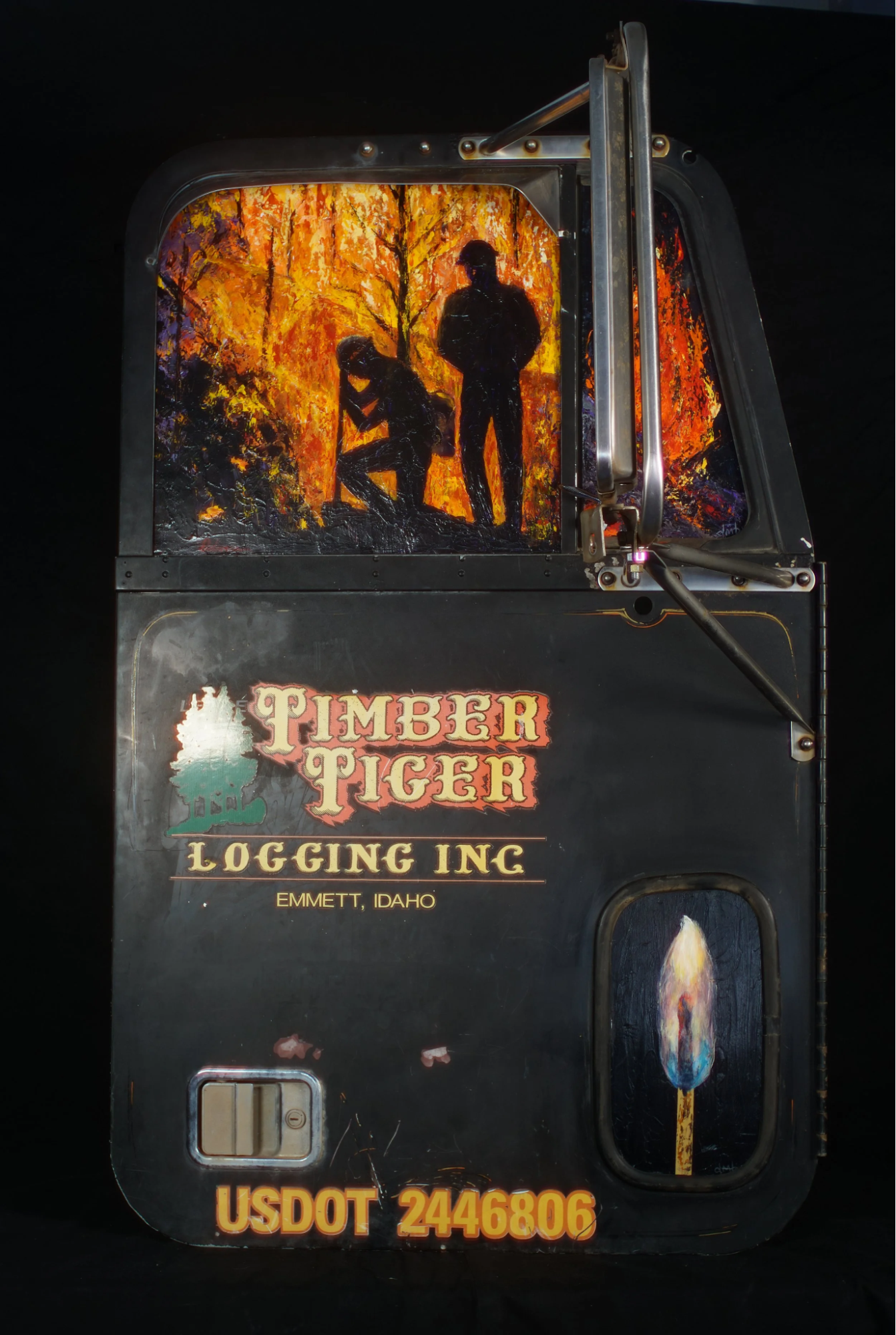 Truck door with 