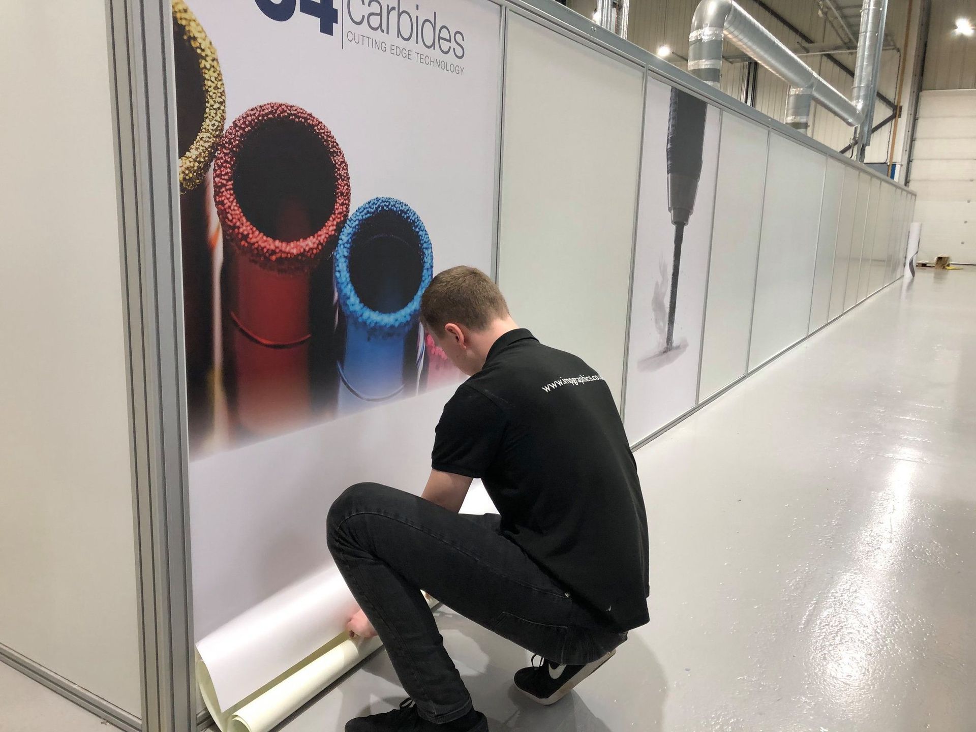 C4 Carbides large format installation