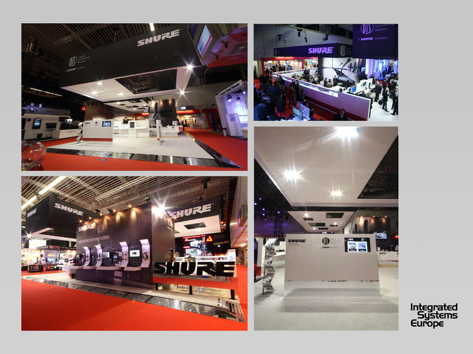 Shure UK exhibition stand