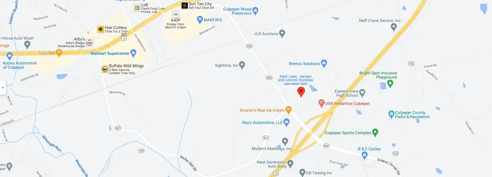 Culpeper Map
