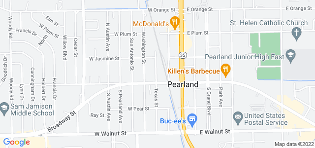 Map of business location