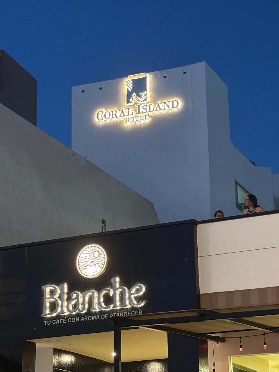 Exterior of the Coral Island Mazatlán Hotel
