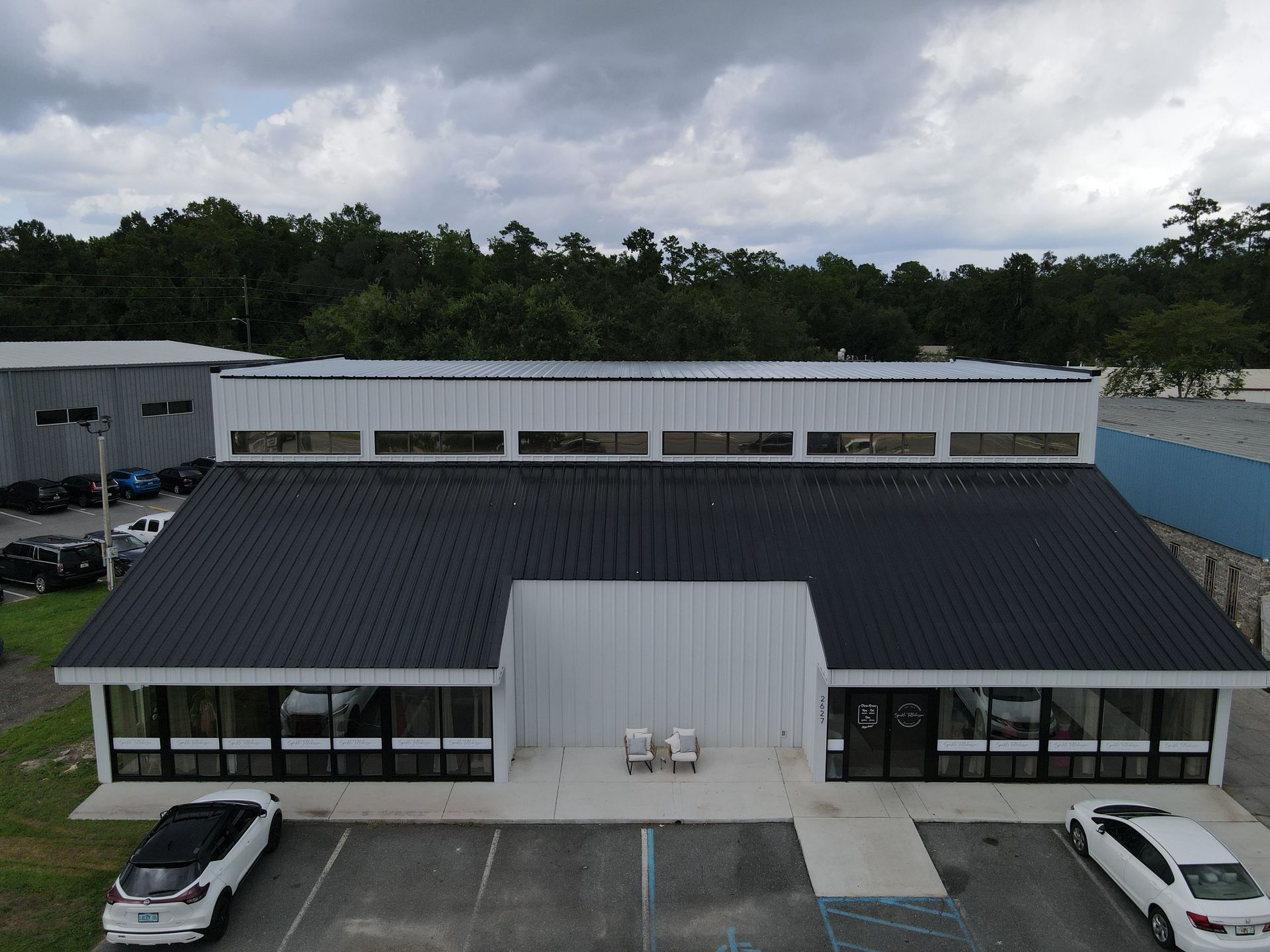 Metal Roof of Commercial Building