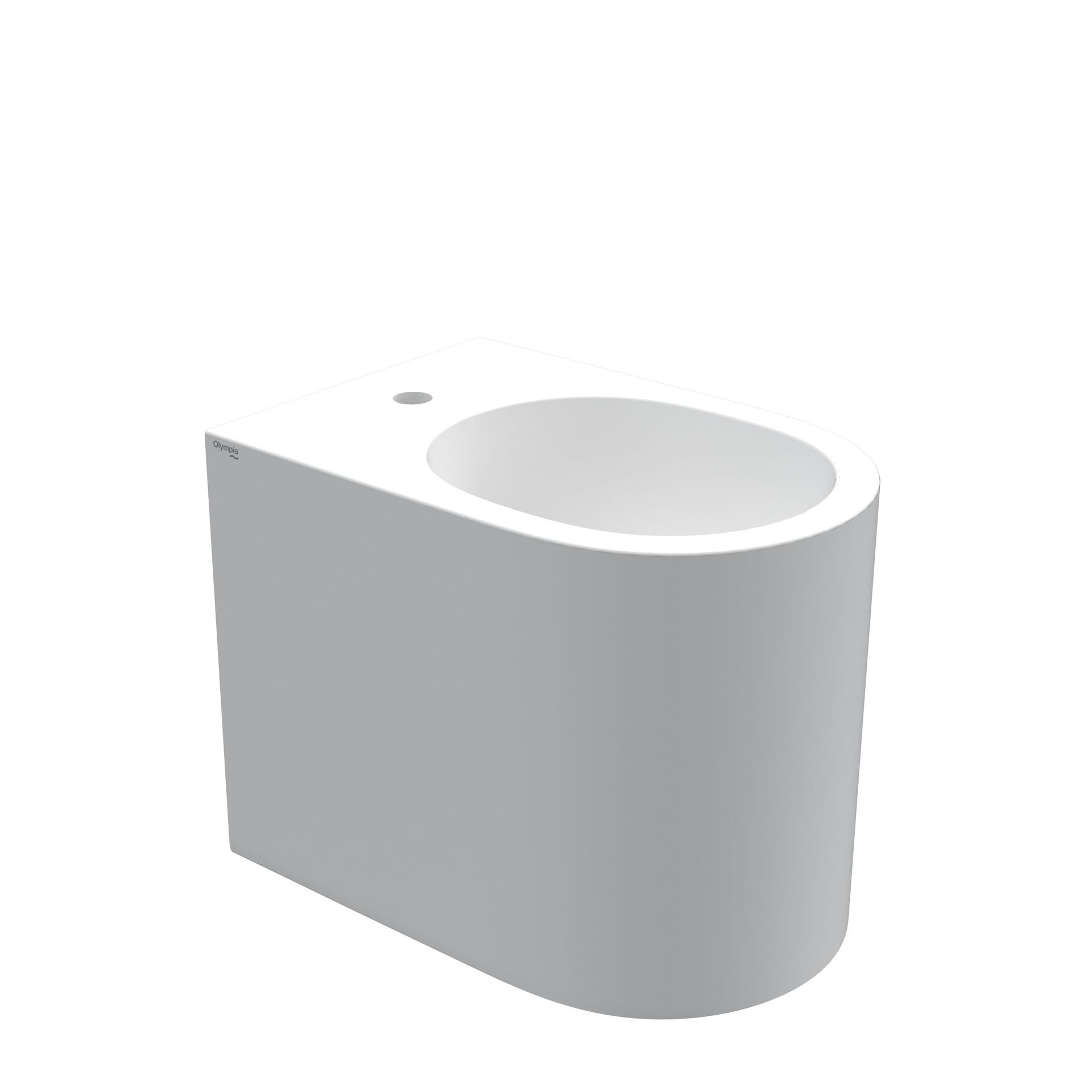 wc bianco matt