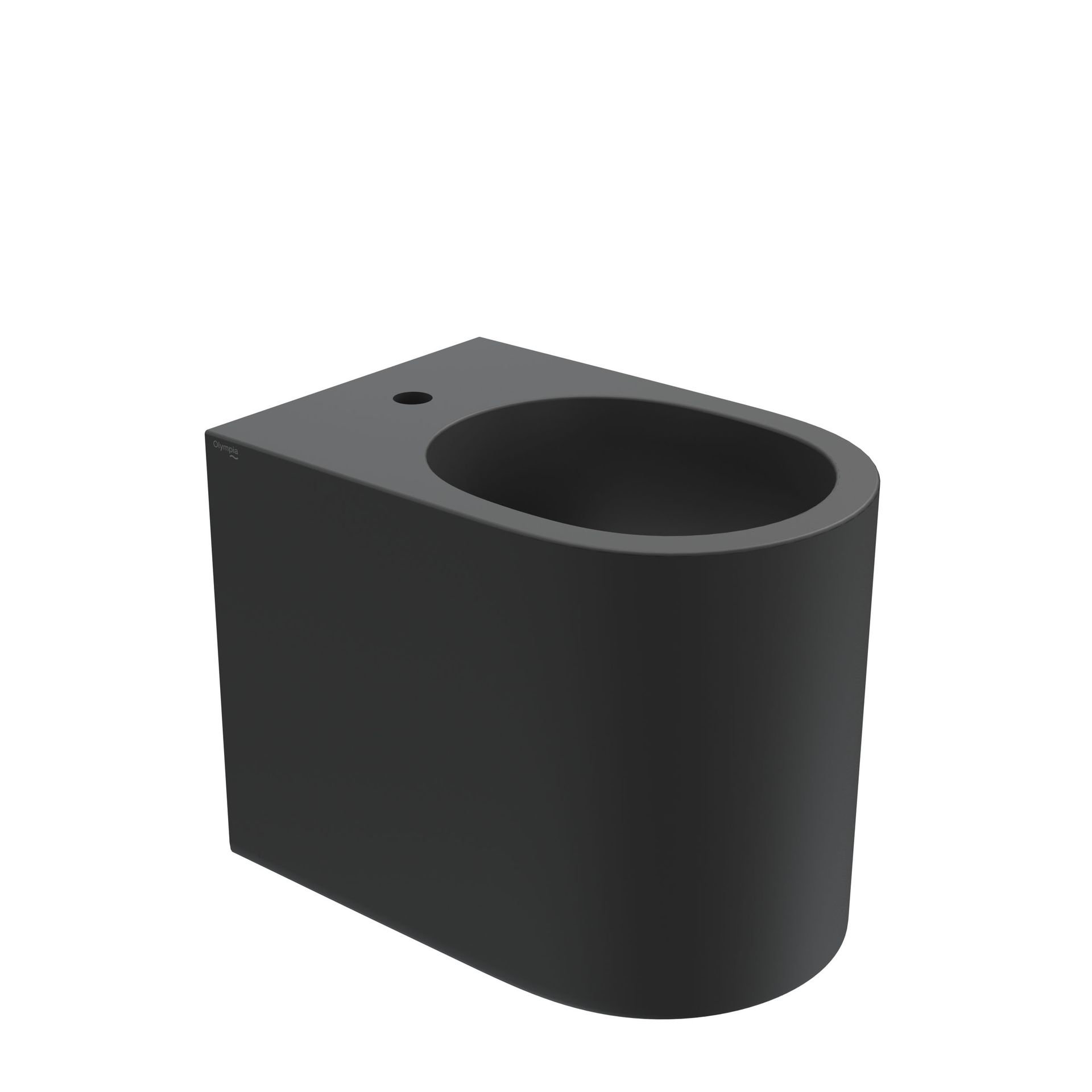 bidet nero opaco