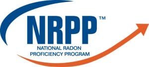 A logo for the national radon proficiency program