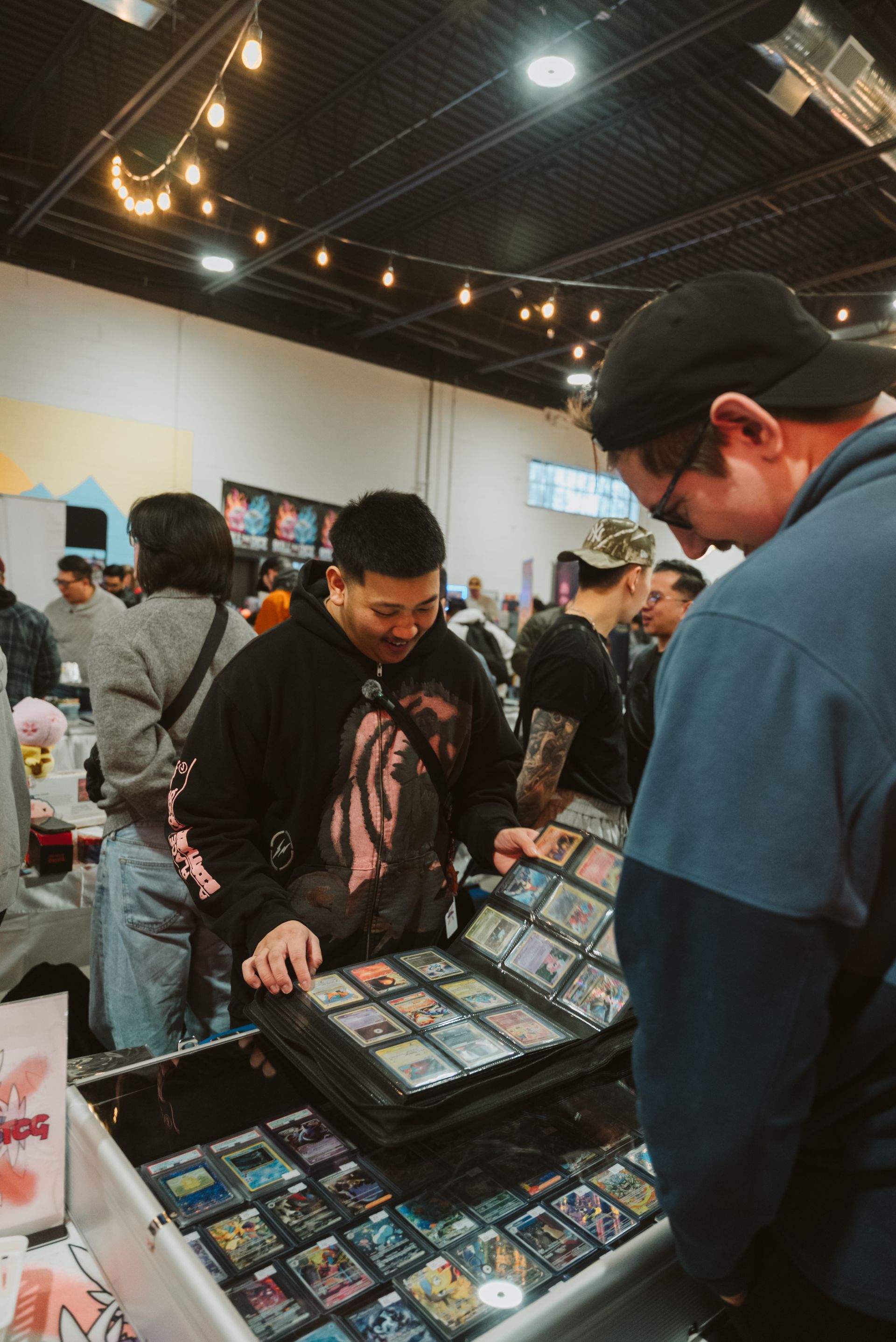 Image of vendors at NextGen card show