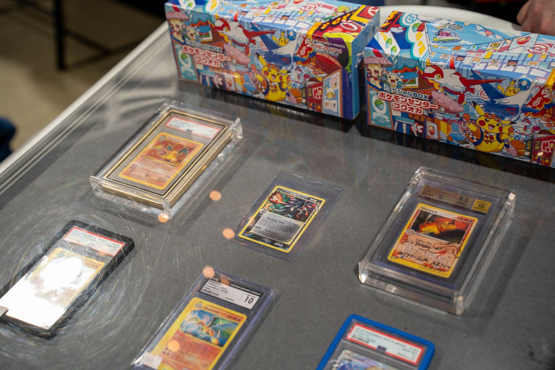 slabbed pokemon cards at nextgen card show