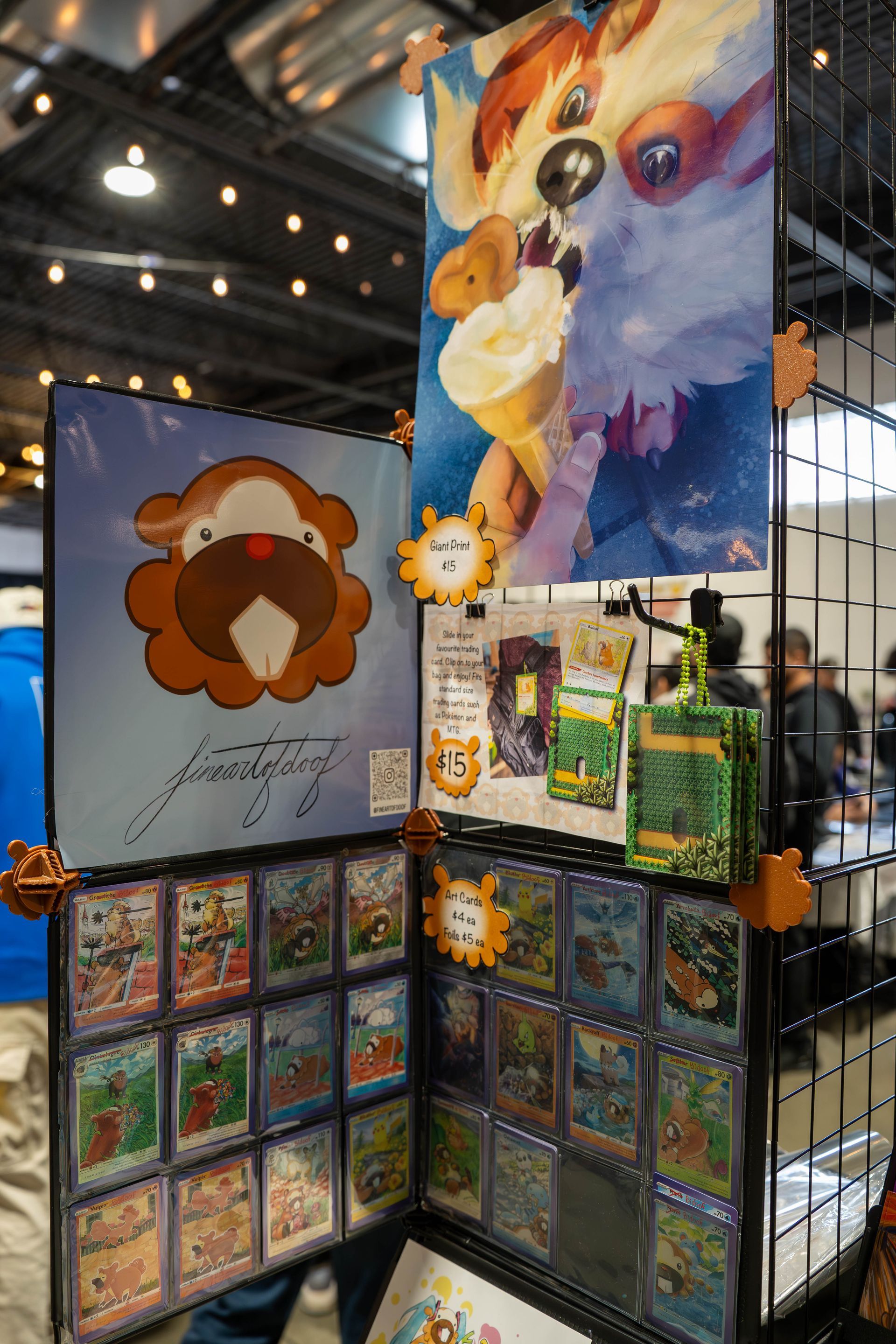 vendor banner at nextgen card show