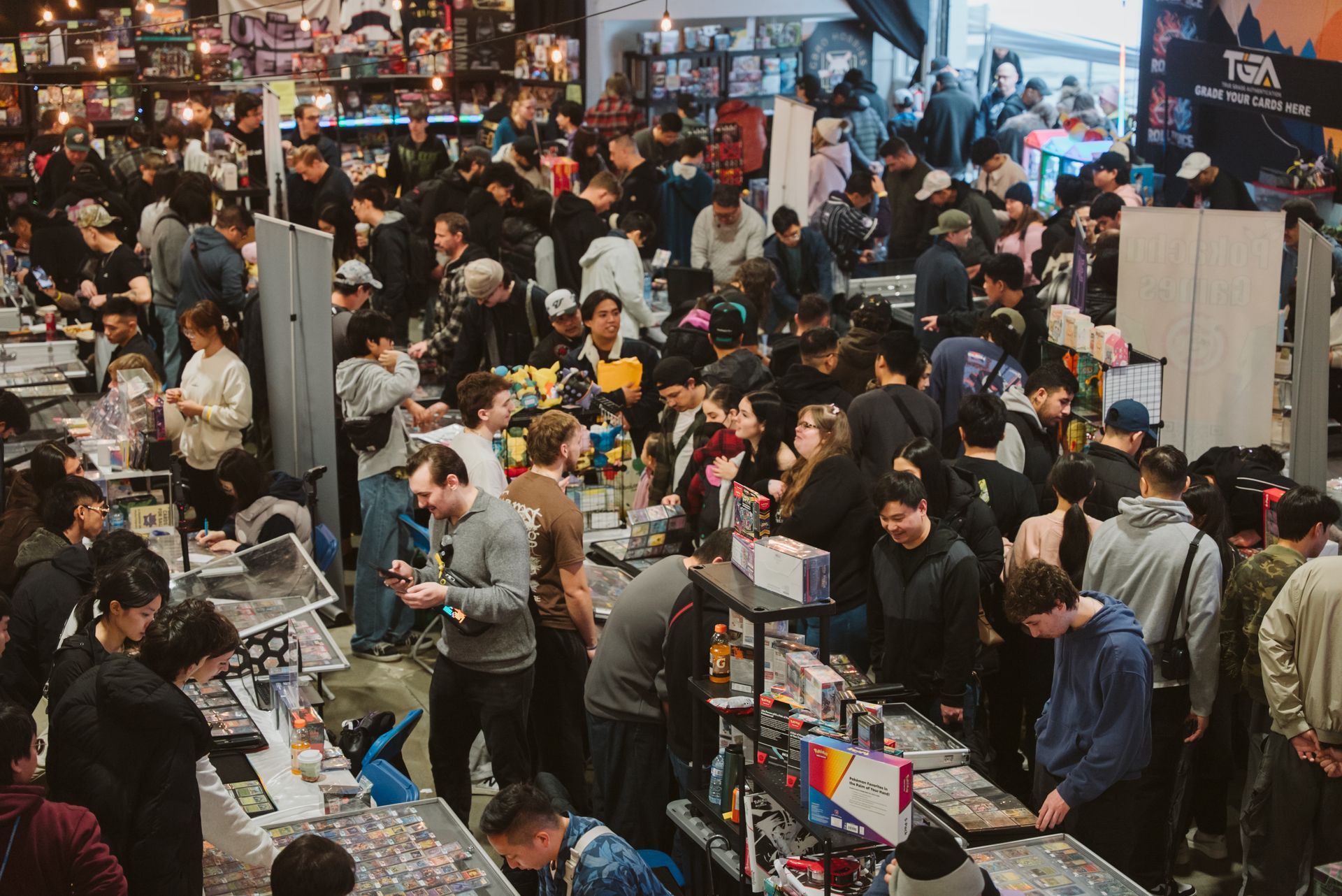 Crowd at the NextGen Card Show