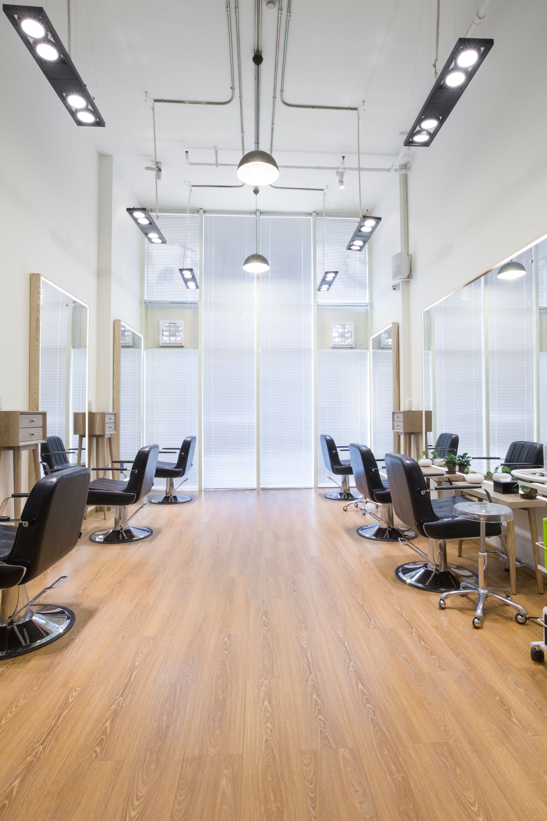 Recently renovated beauty salon