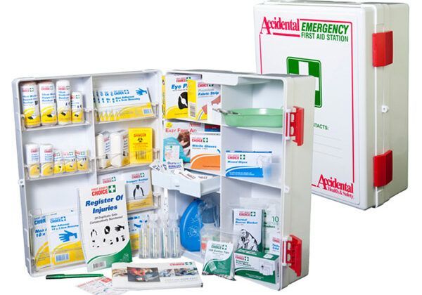 Emergency First Aid Kit with Cotton and Liquid Contents - Muswellbrook NSW