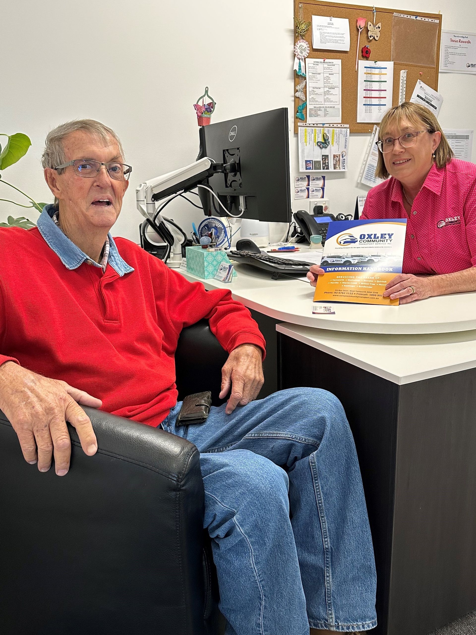 Signing Up A New Client! — Aged Care Transport in Tamworth, NSW