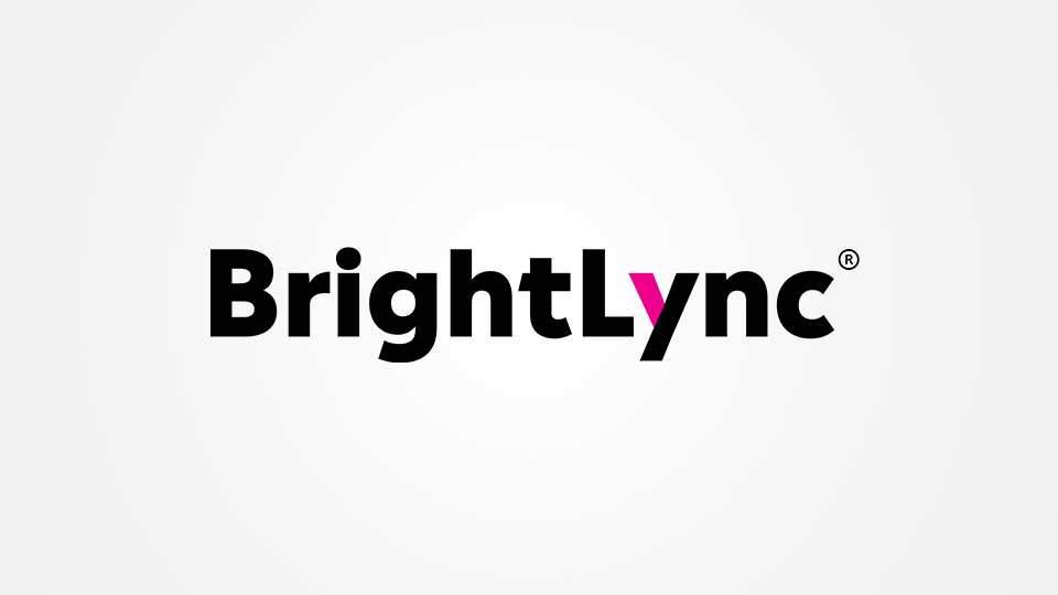 BrightLync logo in black on a white background