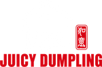 Red Juicy Dumpling logo with vertical Chinese characters on a white background