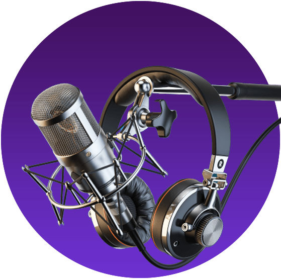 Headphones on Microphone Stand — Dubuque, IA — Master's Image Headphones on Microphone Stand — Dubuque, IA — Master's Image