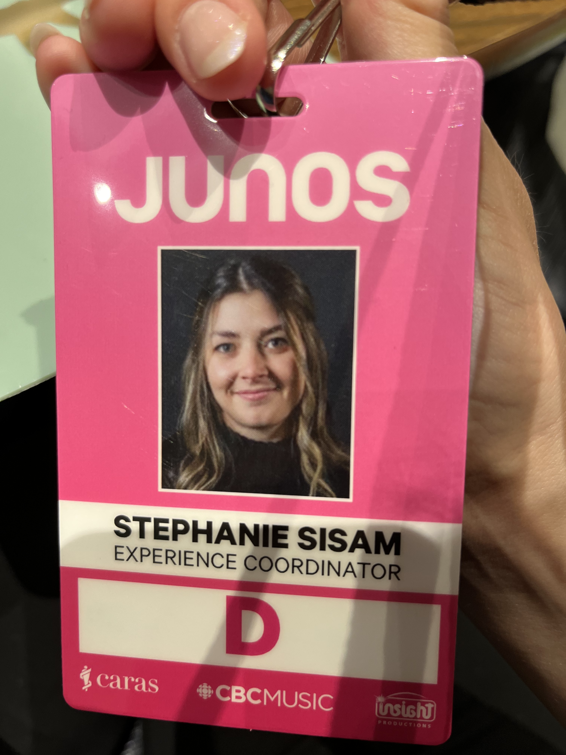Stephanie sisam is the experience coordinator for junos