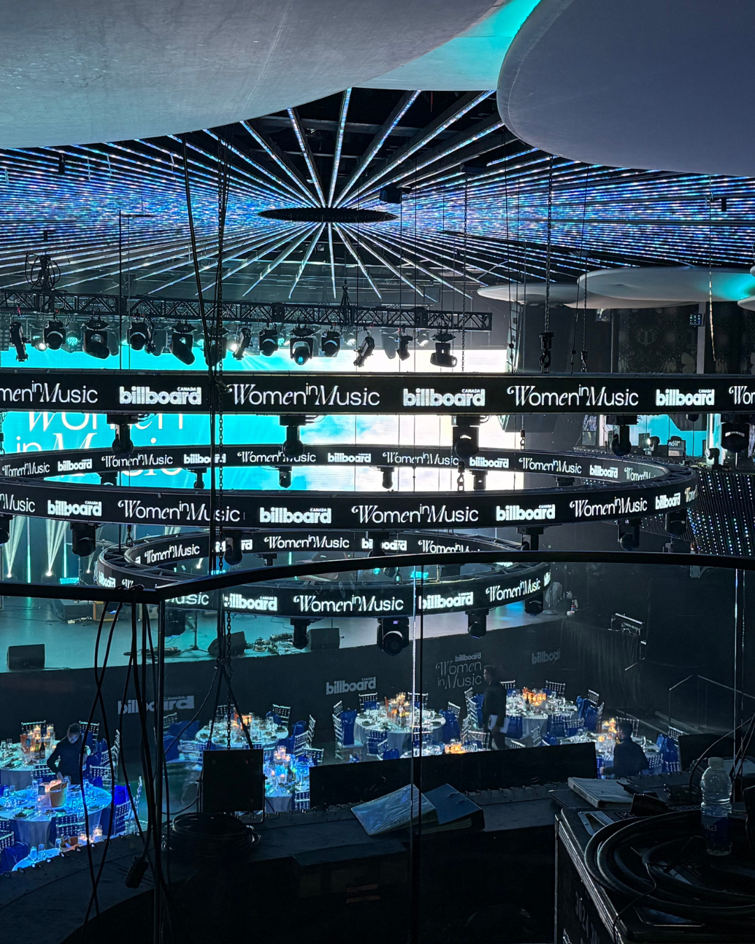 Concert stage with 