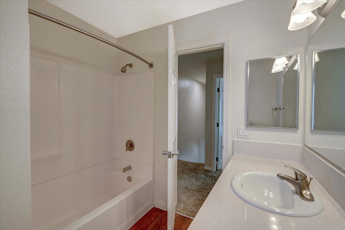 Avignon building interior bathroom sink and tub