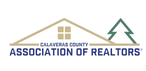 A logo for the association of realtors in calaveras county