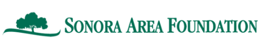 A logo for the sonora area foundation with a tree on it