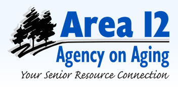A logo for area 12 agency on aging your senior resource connection