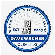 The logo for dave wagner window and gutter cleaning.