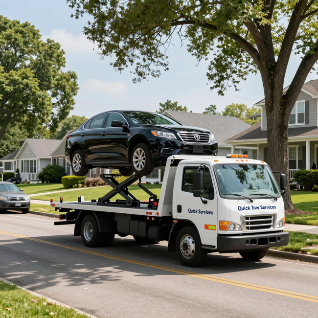 Zwarte auto wordt op locatie opgehaald door Inkoop Auto’s Breda