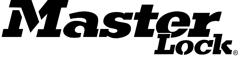 Master Lock logo in bold black text.