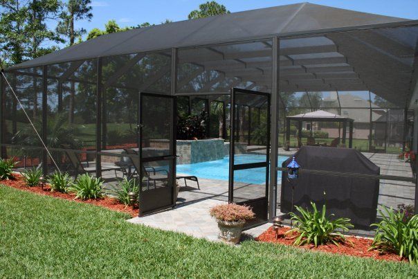 Swimming pool and enclosure — Orange Park, FL — Stanley Pools, Inc.