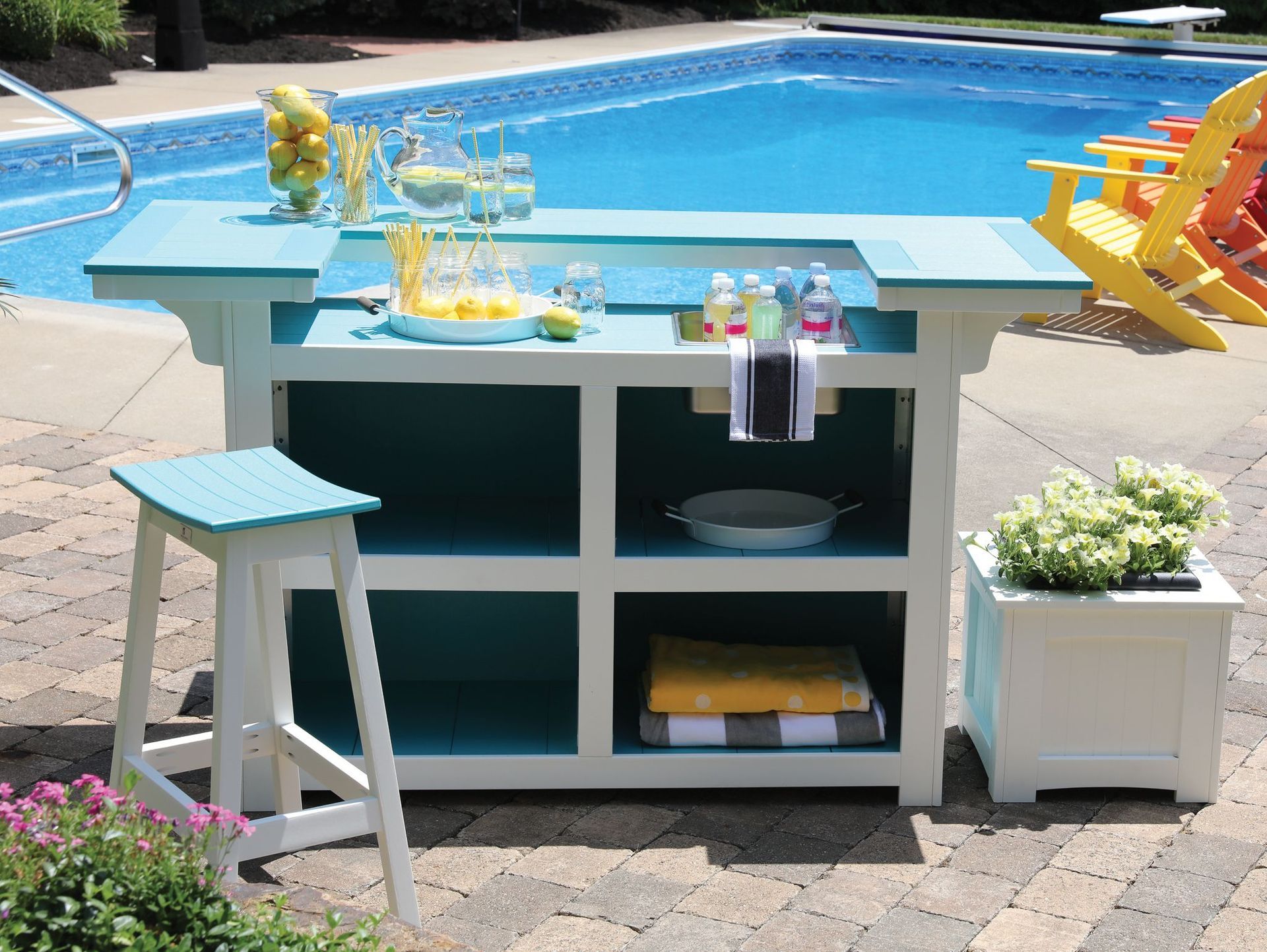 Pool with metal enclosure — Orange Park, FL — Stanley Pools, Inc