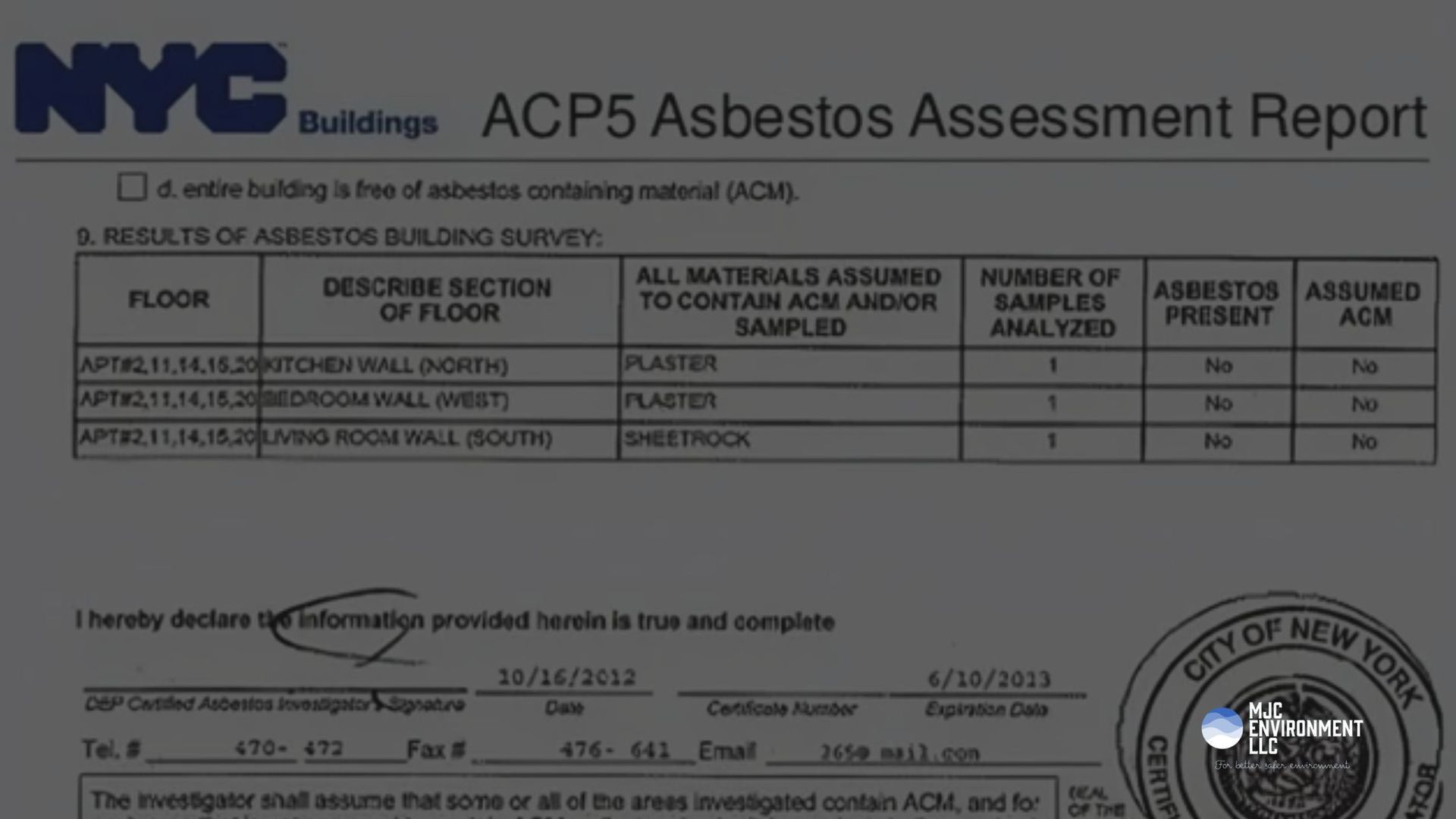 ACP-5 Certificate NY: Complete Guide for Owners and Contractors