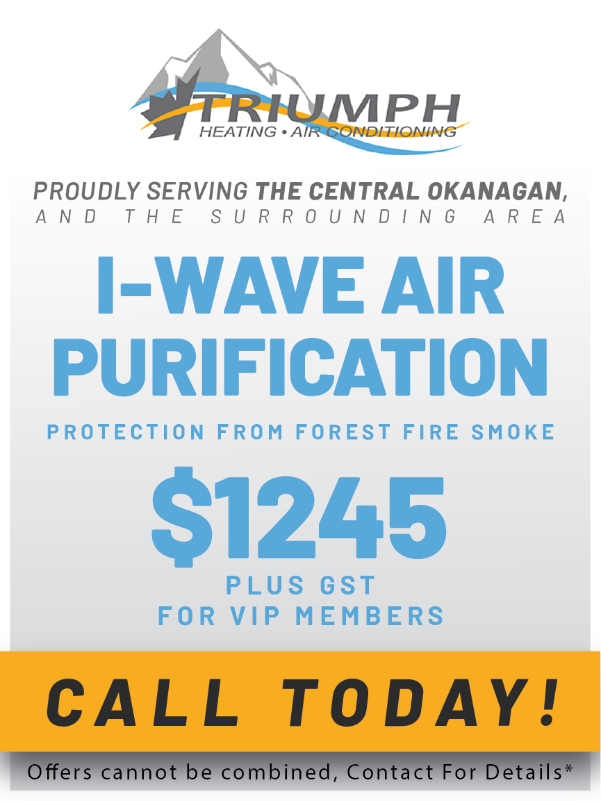 An advertisement for i-wave air purification for vip members