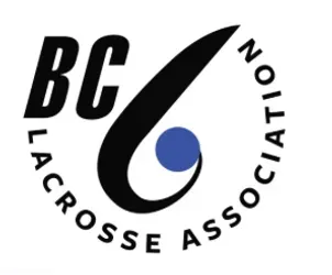 A logo for the bc lacrosse association