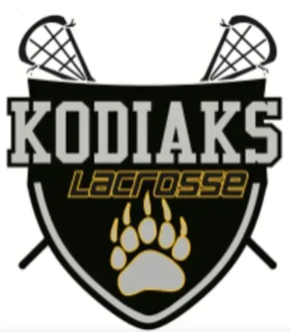 A logo for the kodiaks lacrosse team