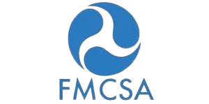 FMCSA logo with blue circular emblem and text