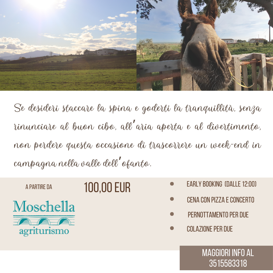 Pizza agricola in masseria