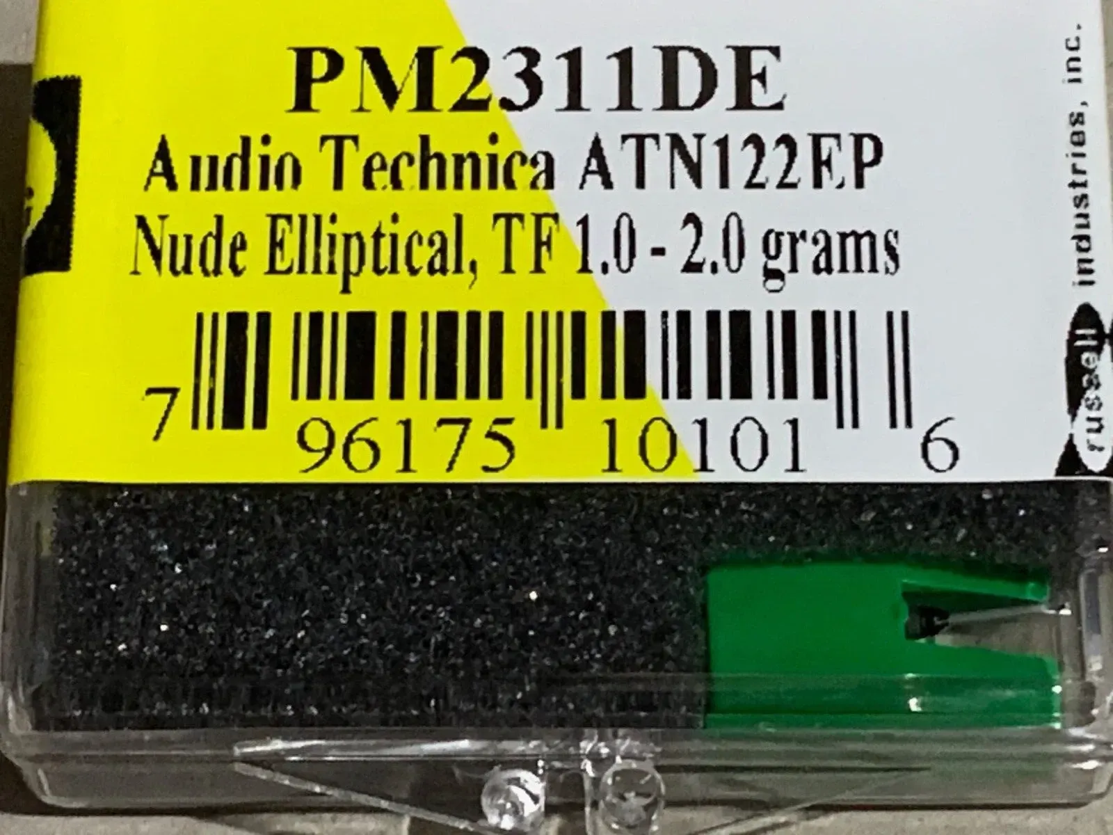 Audio Technica ATN102EP, ATN122EP compatible nude elliptical stylus.