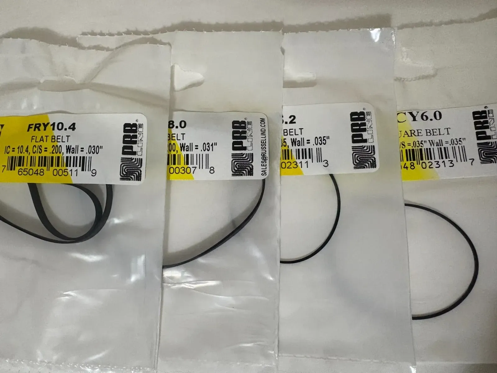 TEAC C-1 C1 Cassette Deck Belt Kit