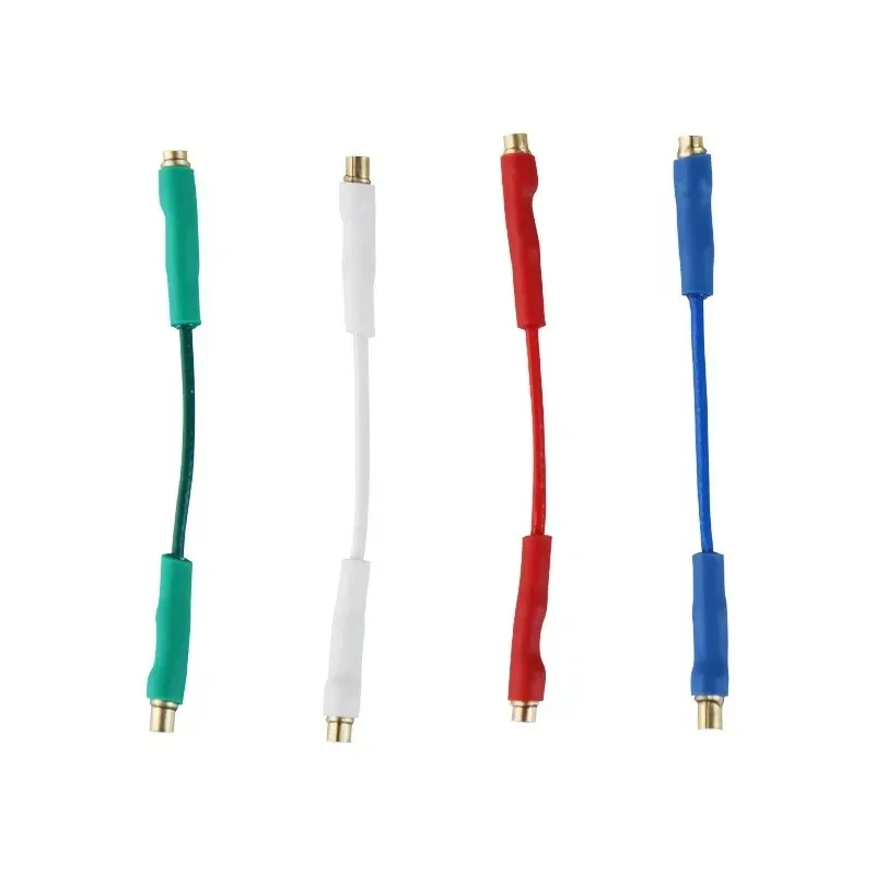 Cartridge Headshell leadwire, lead wire with heat-shrink sleeves.