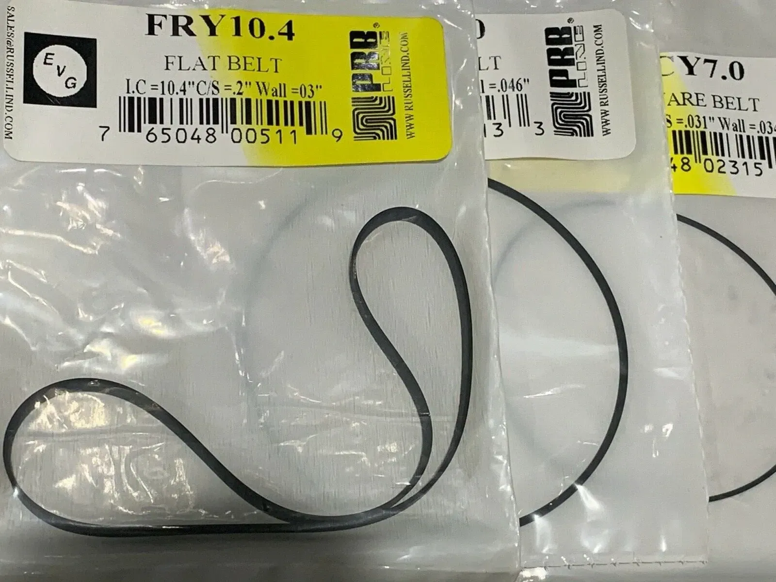 Sony TC-K2A Cassette Deck Belt Set