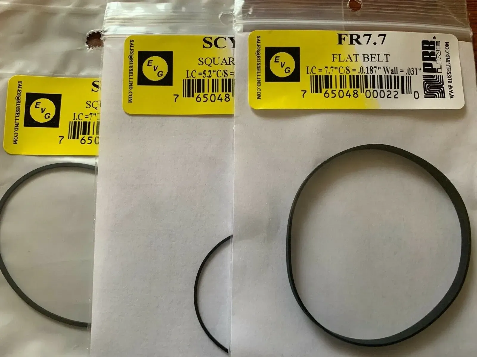 Sansui SC-1100, -1110, -2100, -2110, -3100, -3110 Cassette Deck Belt Set