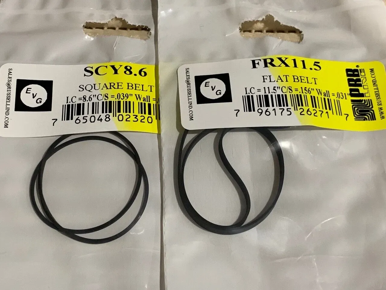 TEAC C3X and C3RX Cassette Deck Belt Set