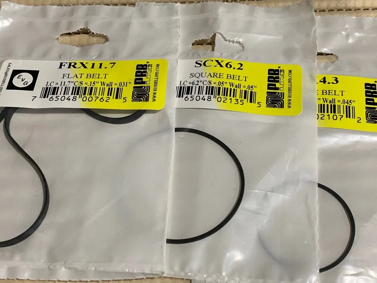 TEAC A-400 and A-420 Cassette Deck Belt Set