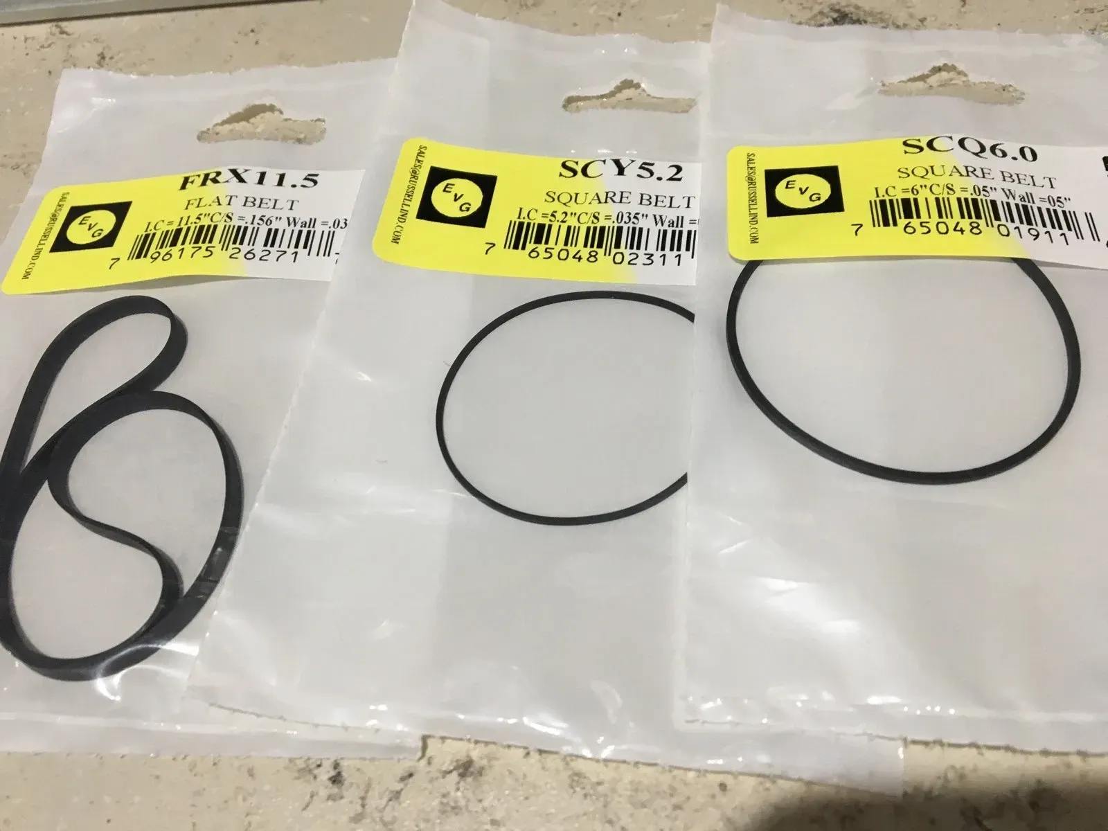 Sharp VZ-3000 cassette deck belt kit